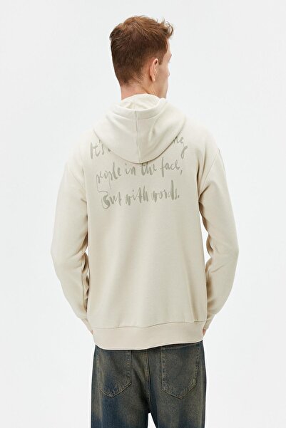 Koton Men's Beige Sweatshirt