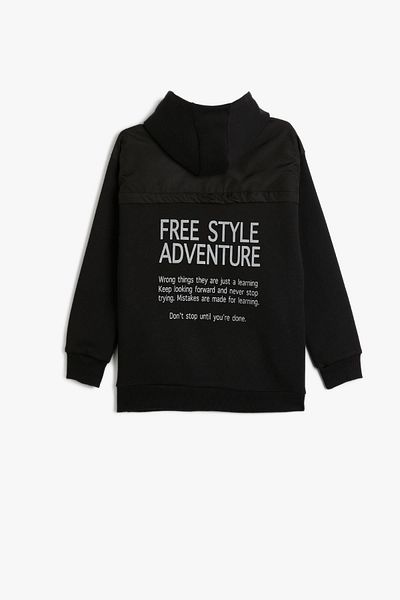 Koton Black Boy's Sweatshirt 4WKB10583TK
