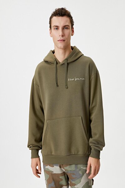 Koton Men's Khaki Sweatshirt