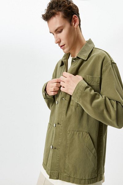 Koton Men's Khaki Jacket