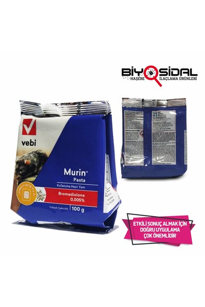 Vebi Murin Pasta Fare Yemi Kullanıma Hazır 100 gr ( 2 ADET )