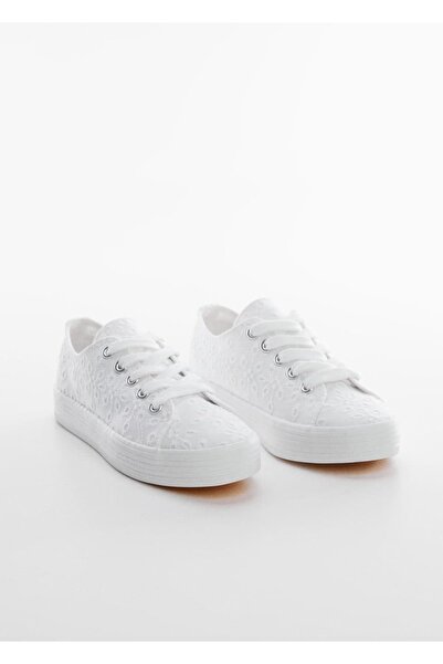 MANGO Kids Dokulu Bağcıklı Spor Ayakkabı