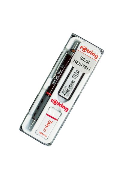 Rotring 0.7 Mm Claret Red School Set - Versatil Min with Eraser Gift Ro-kk07-07
