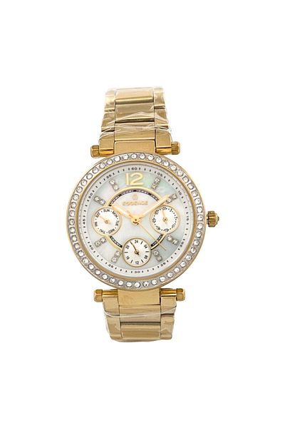 Essence ES6616FE.130 SEDEF DIAL STONE GOLD COLOR WOMEN'S WRISTWATCH