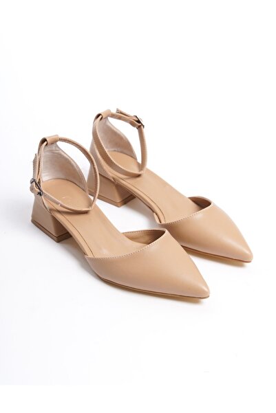 MRVN MERVINA Women's Short Thick Heeled Shoes