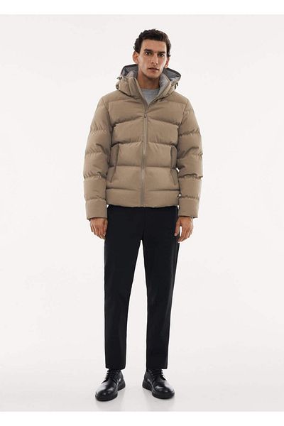 MANGO Man Wasserabweisender Anorak aus Gänsefedern