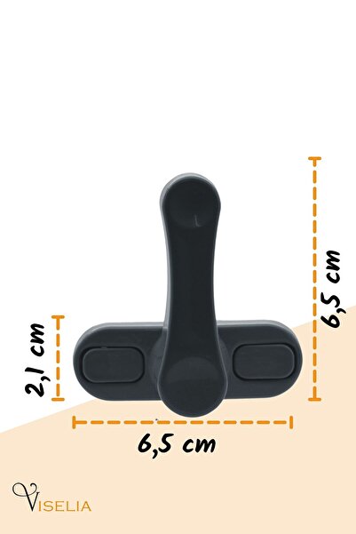 Viselia Pencere Kilidi Pimapen Kilidi Pencere Çocuk Kilidi Pencere Emniyet Kilidi Antrasit 6 Adet