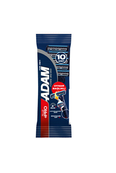 Adam Lame de ras cu două lame - 2 bucăți, pachet de 10