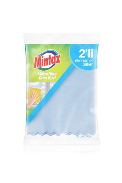 Mintax ( 2 PCS ) Mintax Microfiber Glass Cloth 2 Pack