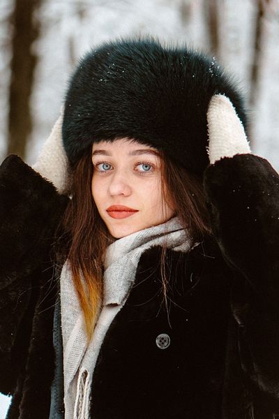 mrcans Winter Faux Fur Heart Hat Fur Heart Hat