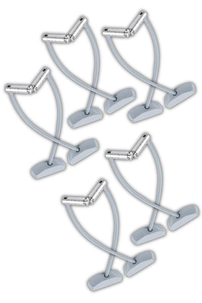 Viselia Keyed Steel Rope Window Child Lock Child Safety Lock 10 Pieces Gray