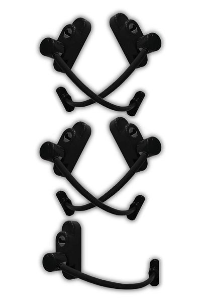 Viselia Keyed Steel Rope Window Child Lock Child Safety Lock 5 Pieces Black