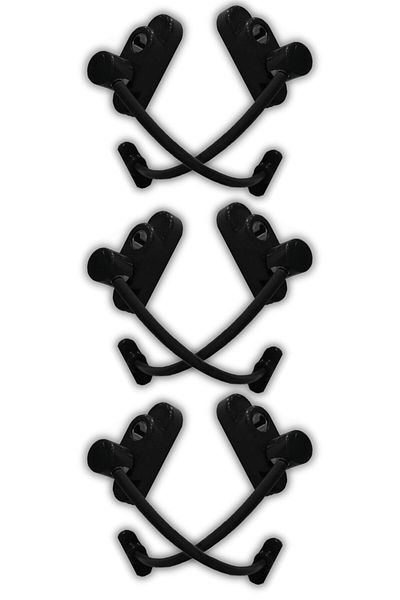Viselia Keyed Steel Rope Window Child Lock Child Safety Lock 6 Pieces Black