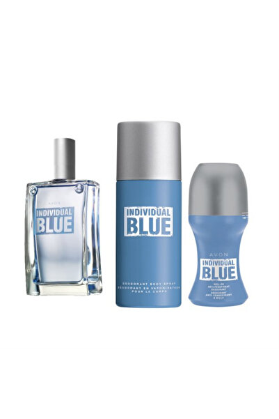 AVON İNDİVİDUAL BLUE ERKEK PARFÜM SET