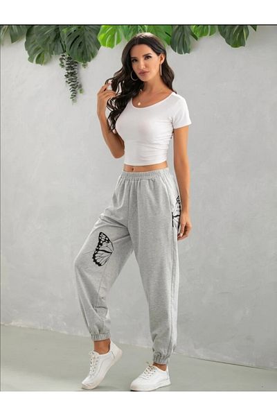 Pisa Art PİSA ART ΝΕΑ ΣΕΖΟΝ UNISEX ΓΚΡΙ Φούτερ με στάμπα SEBESTAFASHİONEŞOFMANALTİ