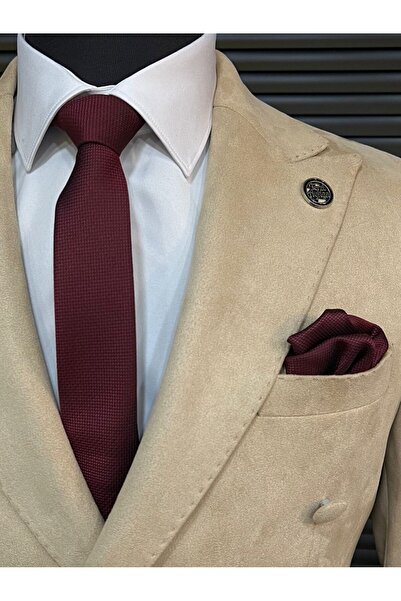 Terziayhan ربطة عنق دوبي بورجوندي