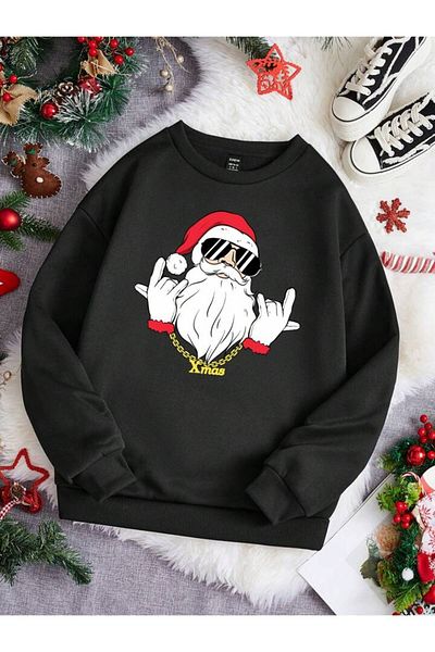 Pisa Art PİSA ART NOU SEZON SPECIAL PE AN unisex 2 fire SHARDON NAUGHTY MOO PRINT HOODIE Hanorac