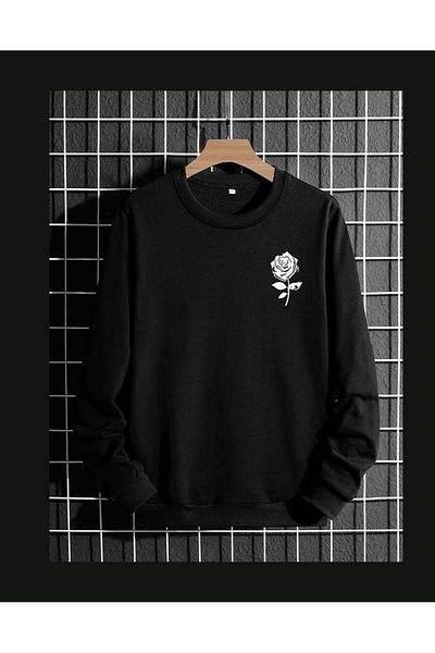 Pisa Art Hanorac oversize unisex PİSA ART, NEGRU IMPRIMAT
