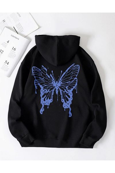 Pisa Art PİSA ART NOU SEZON Hanorac unisex cu 2 fire cu glugă, cu imprimeu gros