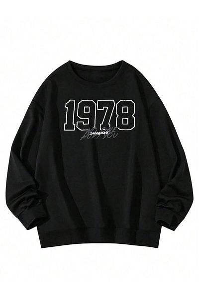 Pisa Art PİSA ART 1978 IMPRIMAT 2 fire SHARDON Unisex crewgate hanorac supradimensionat0,,