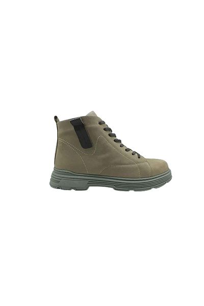 Çarıkçım Ανδρικά κοντά μποτάκια με κορδόνια Beige-Nubuck