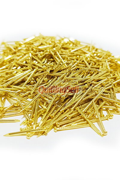 quilling مسمار فيلمي ذهبي أصفر برأس كروي 500 جرام