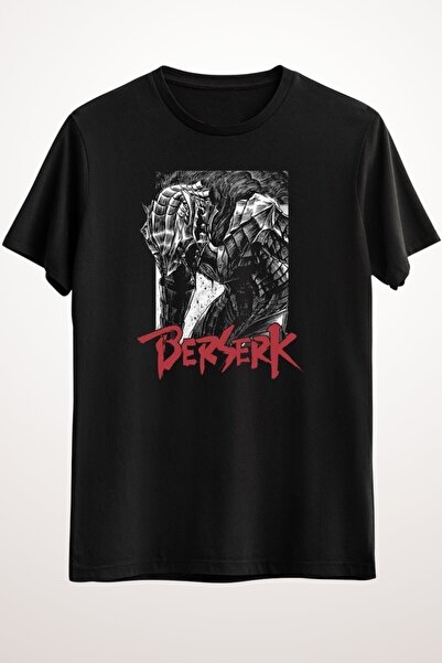 MAGORS - Unısex Siyah Berserk Guts Anime Japanese Streetwear - Ds1736