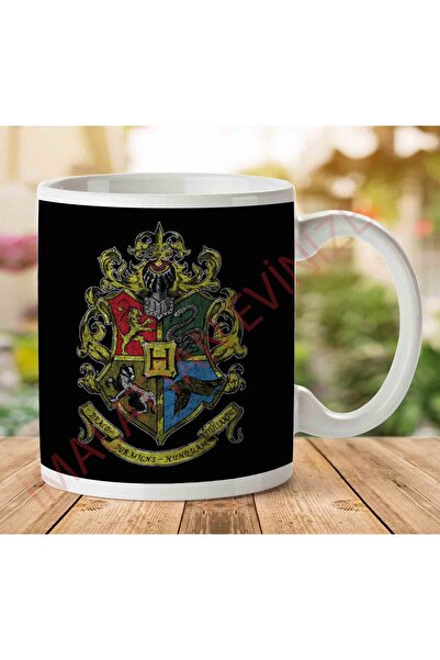 ART HEDİYE 1-1455 كوب هوجكريست هوجورتس كريست HP مطبوع على الوجهين
