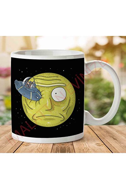 ART HEDİYE 1-1899 كوب R and M Unhappy Moon Landing مطبوع على الجانبين