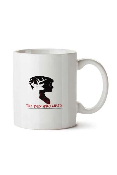ART HEDİYE كوب HP The Boy Who Lived مطبوع على الجانبين