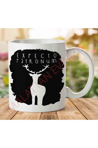 ART HEDİYE 1-1034 كوب HP Expecto Patronum مطبوع على الجانبين