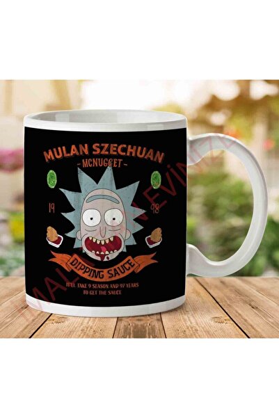 ART HEDİYE Mulan Szechuan Dipping Sauce R and M Two Sided Printed Mug