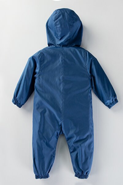 PODİUM GİYİM NEW SEASON CUTE DRAGONS WITH POCKET COTTON LINED HOODED KIDS&BABY RAINCOAT JUMPSUIT COAT