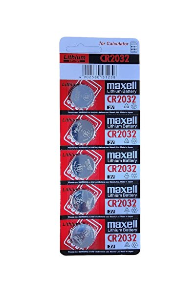 Maxell CR2032 3V Alkalin Pil - 5'li