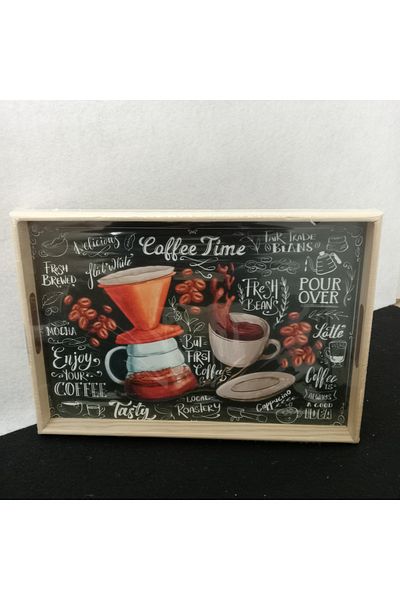 ramse hediyelik eşya wooden picture printed tray large size