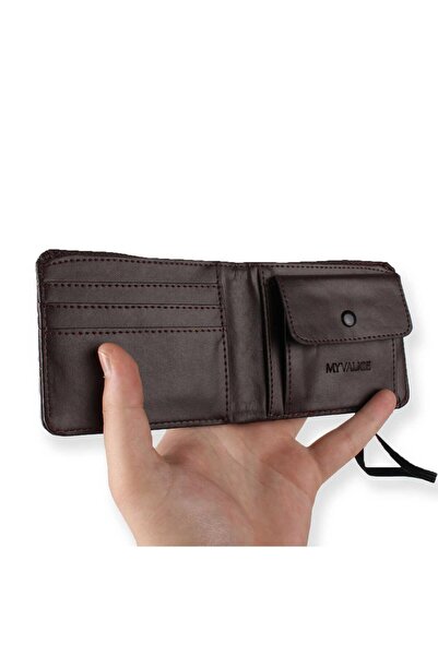 My Valice Men's Leather Wallet and Card Holder 1902 Brown