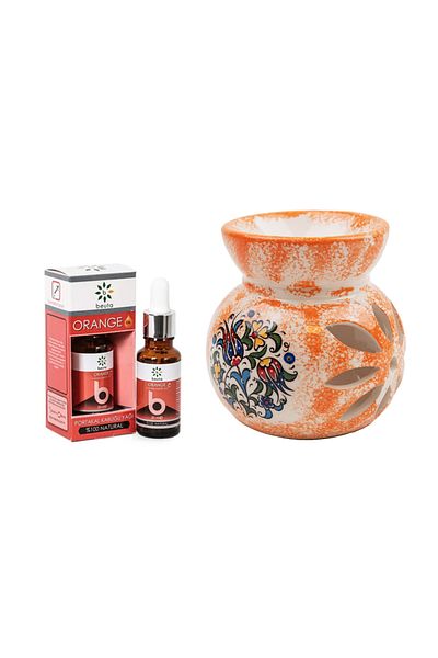 Beuta 20 ml Orange Oil and Ceramic Censer Set
