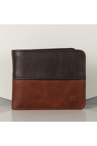 My Valice Men's Leather Wallet and Card Holder 1901 Brown-Tan