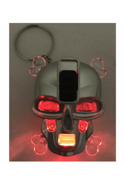 Hyd Illuminated Skull Keychain