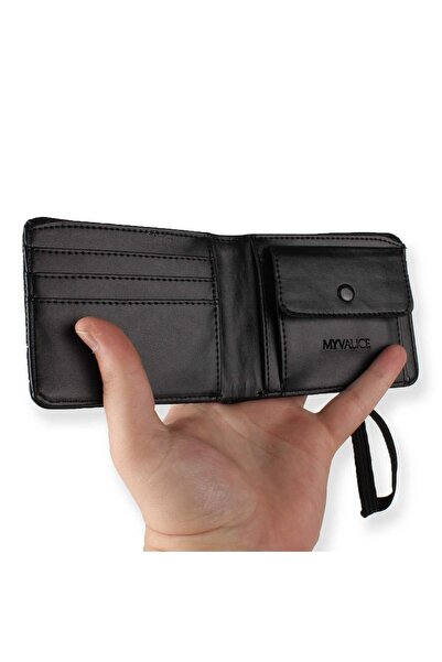 My Valice Men's Leather Wallet and Card Holder 1902 Black