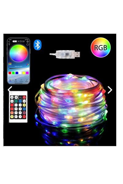 JUNGLEE SESE DUYARLI 5V USB GİRİŞLİ UZAKTAN KUMANDALI BLUETOOTH APP DESTEKLİ ...