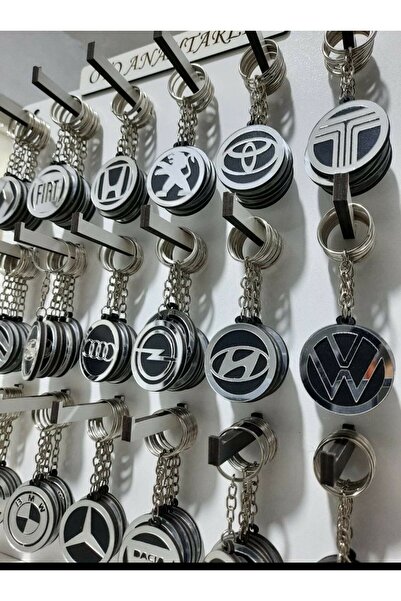 hdrlazerdizayn Wooden Vehicle Keychain with Stand