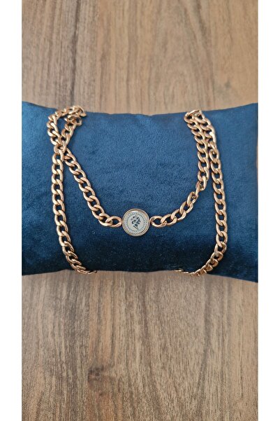 eGRAPEE قلادة إليزابيث ستيل للسيدات