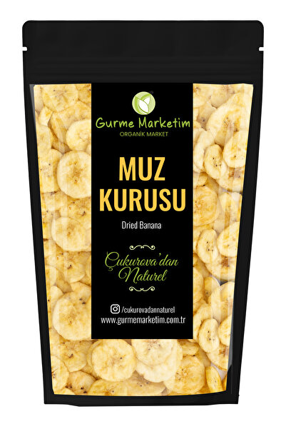 Cukurovadan Naturel Kurutulmuş Muz Doğal Deluxe Yeni Mahsül 100 Gr