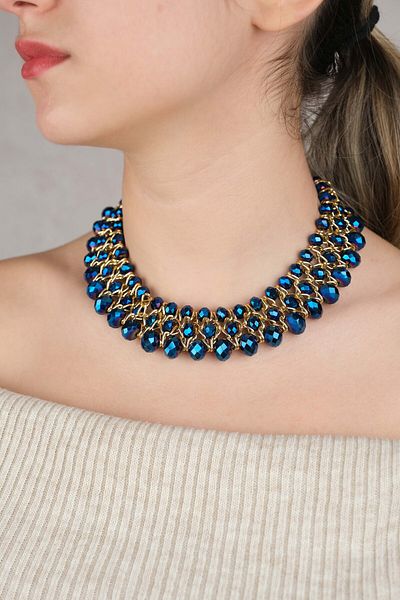 Jenny Daphne Women's Pearl Stone Necklace