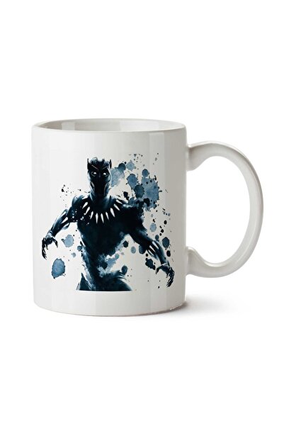 ART HEDİYE Black Panther Painting Two Sided Printed Mug