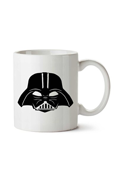 ART HEDİYE camiseta darth vader mask Two Sided Printed Mug Cup