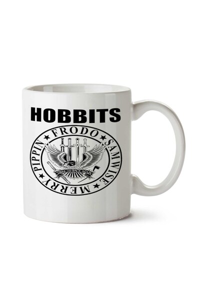 ART HEDİYE كوب مطبوع عليه شعار HOBBITS على الجانبين