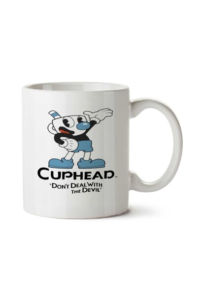 ART HEDİYE Cuphead - Mugman كوب مطبوع على الجانبين