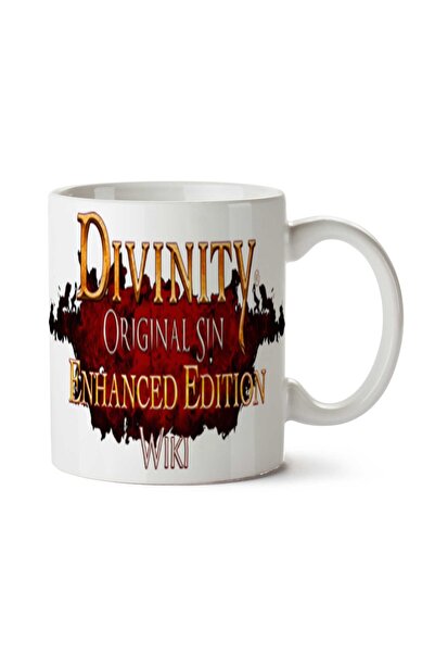 ART HEDİYE كوب Divinity-Original-Sin-Transparent مطبوع على الجانبين